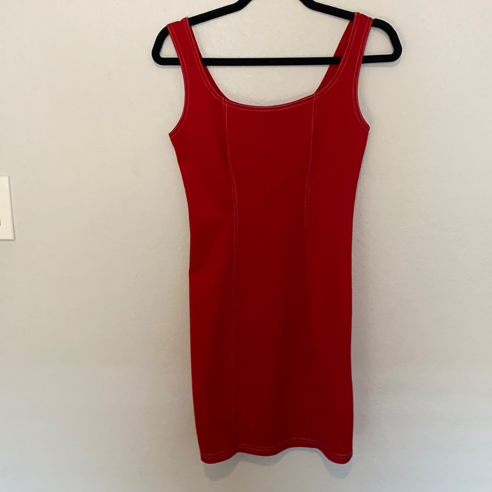 Forever 21 Red Midi Dress